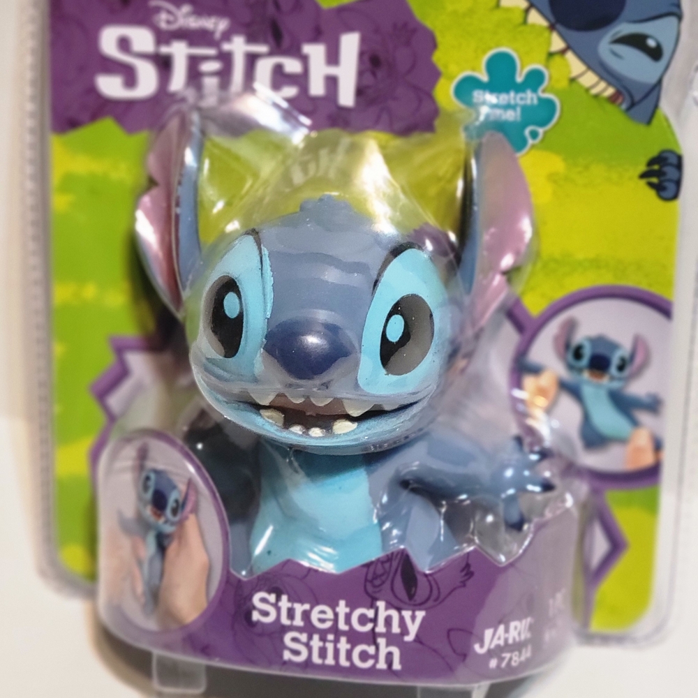 Disney Stitch Stretchy Toy - Blue and Purple